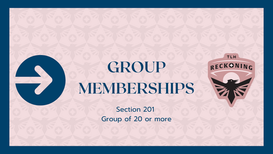 Section 201 - Group Season Ticket Membership of 20 or more